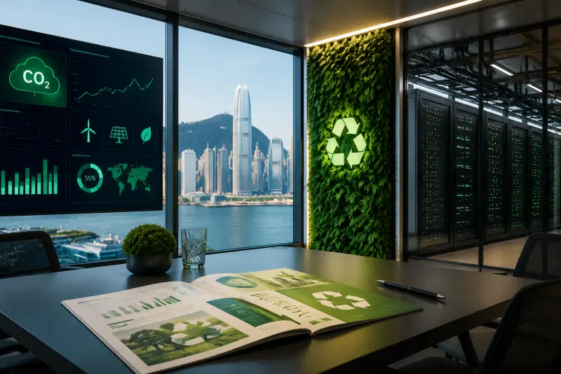 香港数据中心碳排放管理全指南2026：PUE优化、碳核算、ITAD整合与绿电采购策略