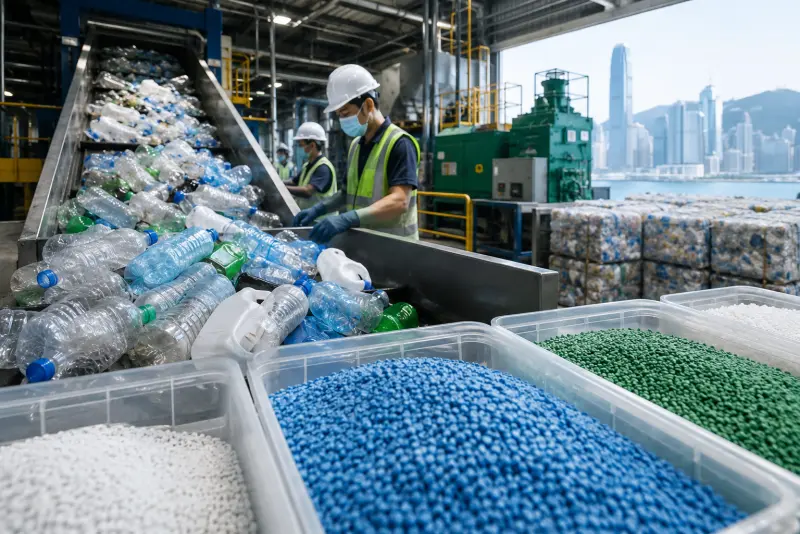 香港废塑料回收再生流程与品质分级指南